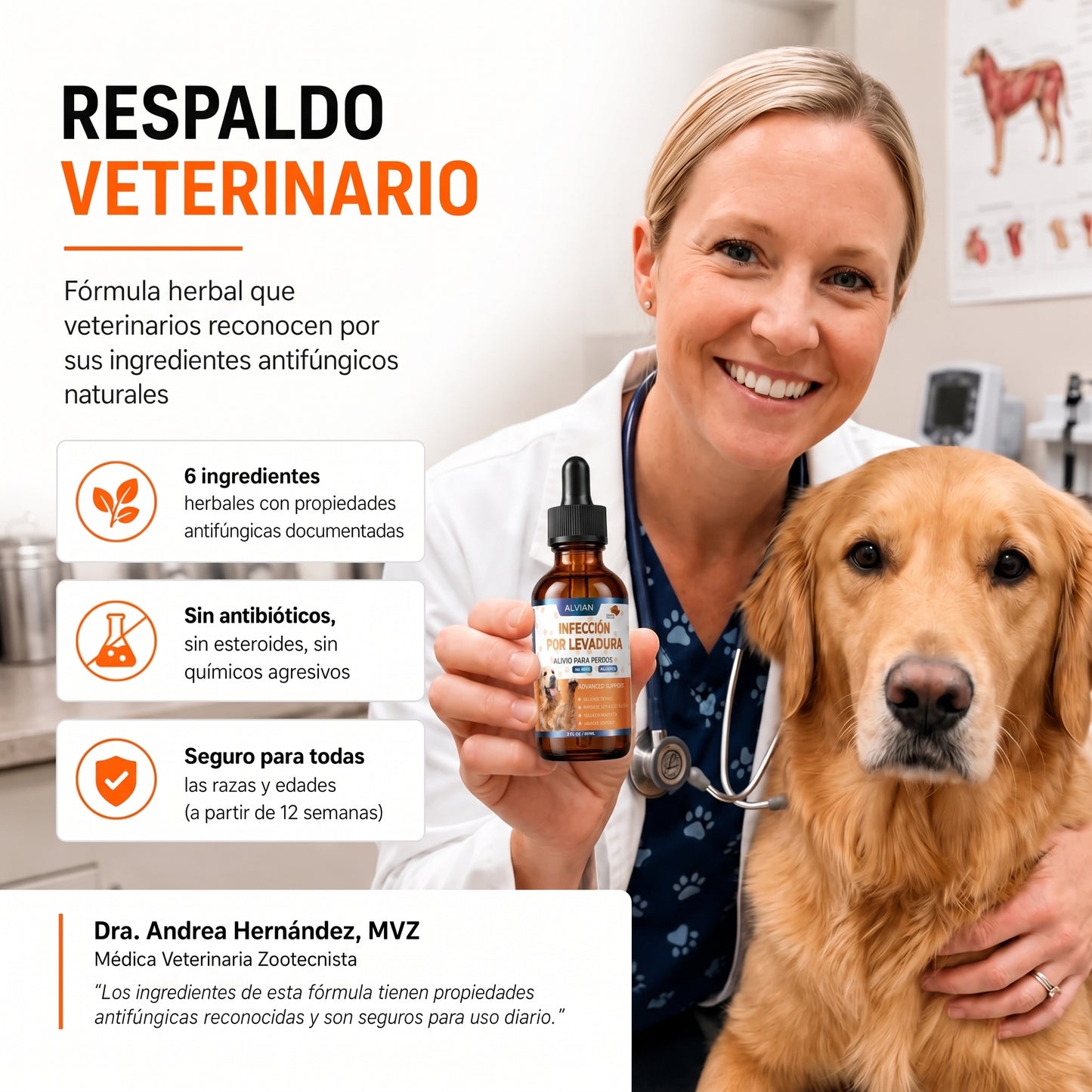 Fórmula Veterinaria Natural para Eliminar Hongos en Perros