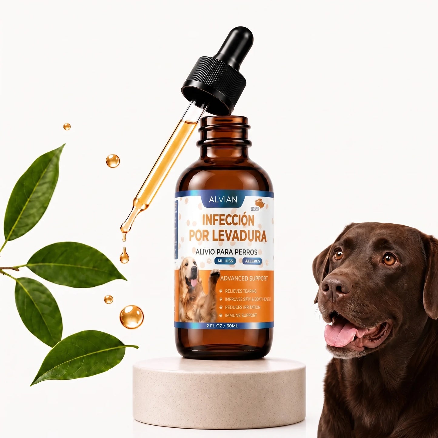 Fórmula Veterinaria Natural para Eliminar Hongos en Perros